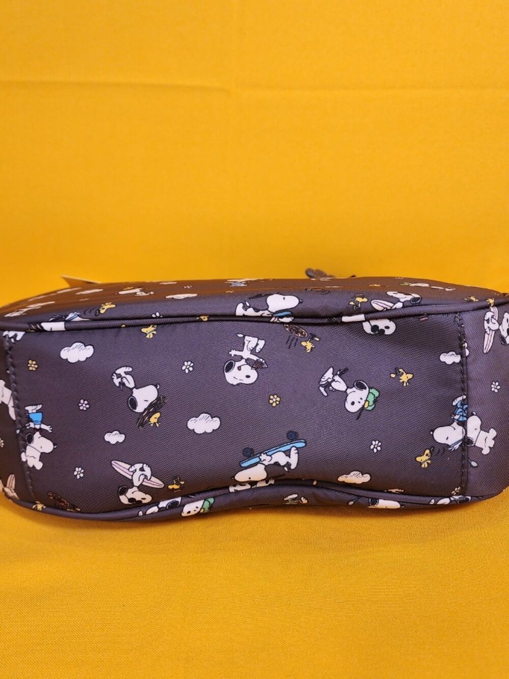 Peanuts Snoopy & Woodstock Icons AOP Nylon Shoulder Bag Purse Charm NEW - Picture 12 of 12